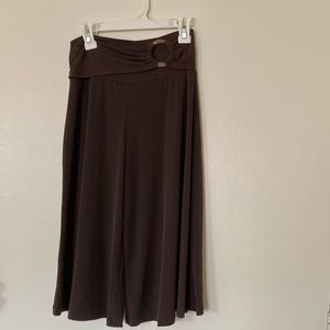 *BRAND NEW* Amy Byer Brown Soft Stretchy Flare Hippie Pant In Women Junior Large